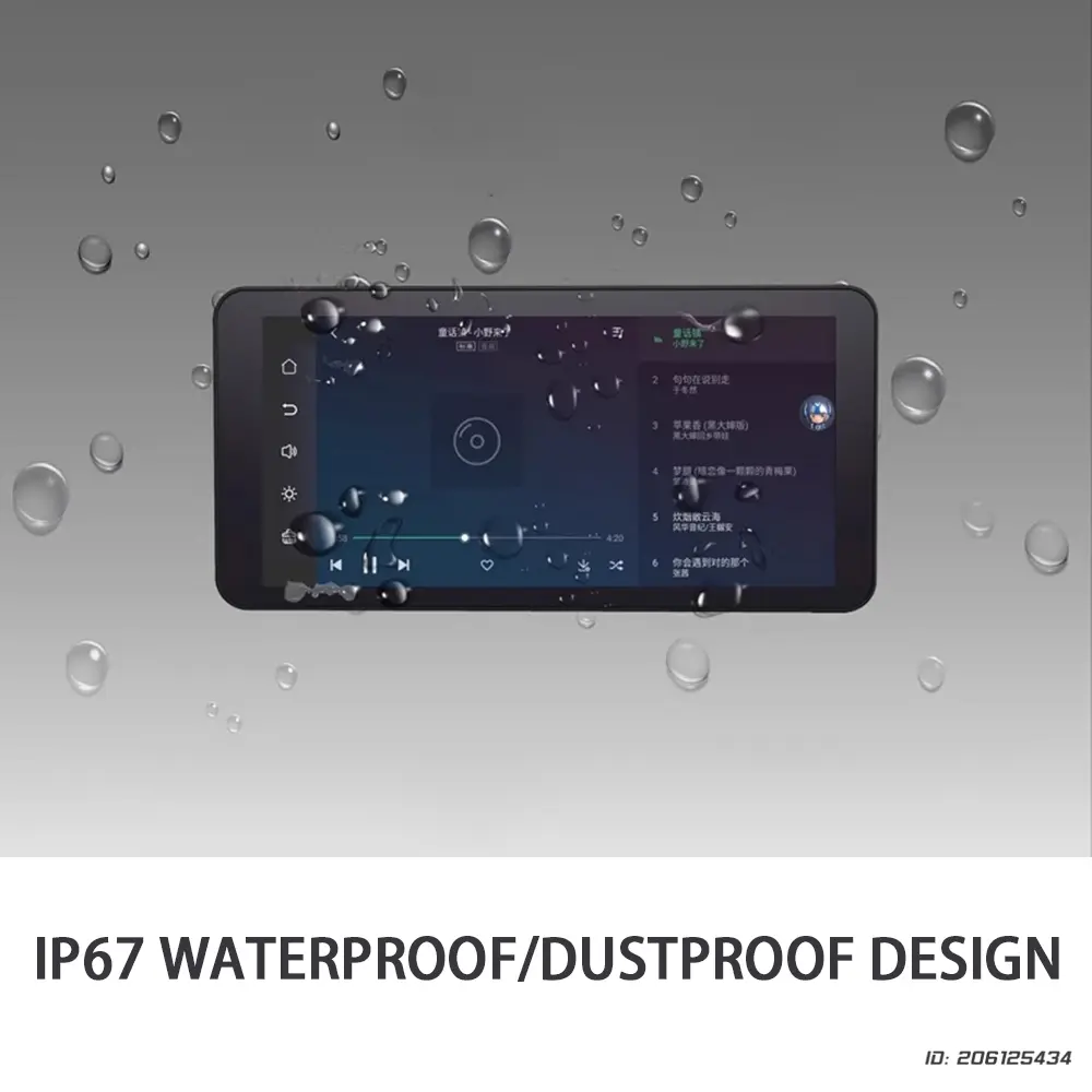 Motorcycle Driving Recorder 1080P Full HD Touch Screen Carplay Motorbike Driving Recorder Tire Pressure Monitoring Waterproof