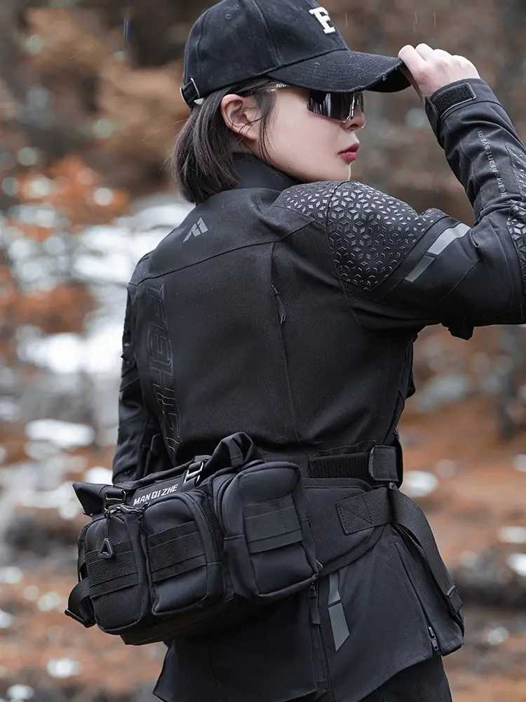 Waist Bags for Men Women Motorcycle Bag  Wear-resistant Waterproof Outdoor Tactical Backpack Waist Pack Camping Hiking Sport Bag