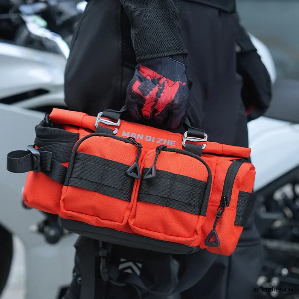 Waist Bags for Men Women Motorcycle Bag  Wear-resistant Waterproof Outdoor Tactical Backpack Waist Pack Camping Hiking Sport Bag