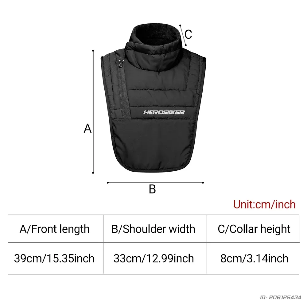 Winter Warm Motorcycle Full Neck Protectors Scarf Mask Motocross Face Mask Windproof Waterproof Neck And Chest Warm Equipment