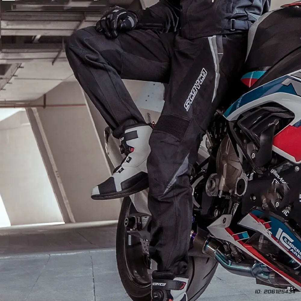 Motorcycle Pants Man Breathable Motorcycle Pants Riding Trousers CE Protective Gear Riding Wear Protective Pads Reflective Pants