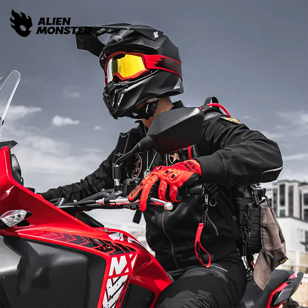 Alien Monster Gloves Men and Women Motorcycle Off-road Riding Locomotive Knight Racing Equipment Anti-drop CE Breathable Summer