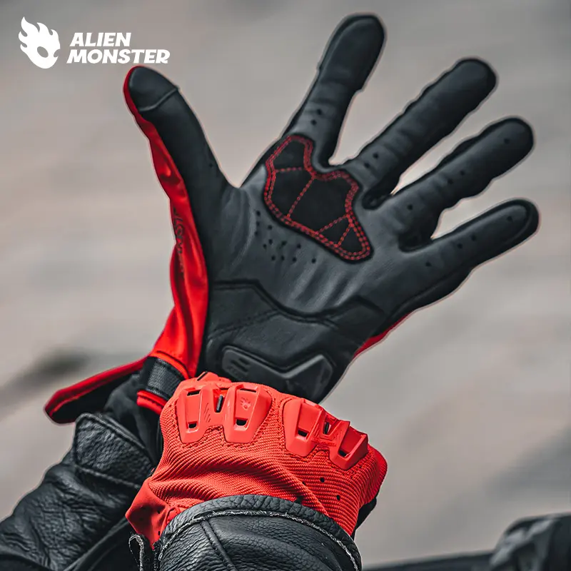 Alien Monster Gloves Men and Women Motorcycle Off-road Riding Locomotive Knight Racing Equipment Anti-drop CE Breathable Summer