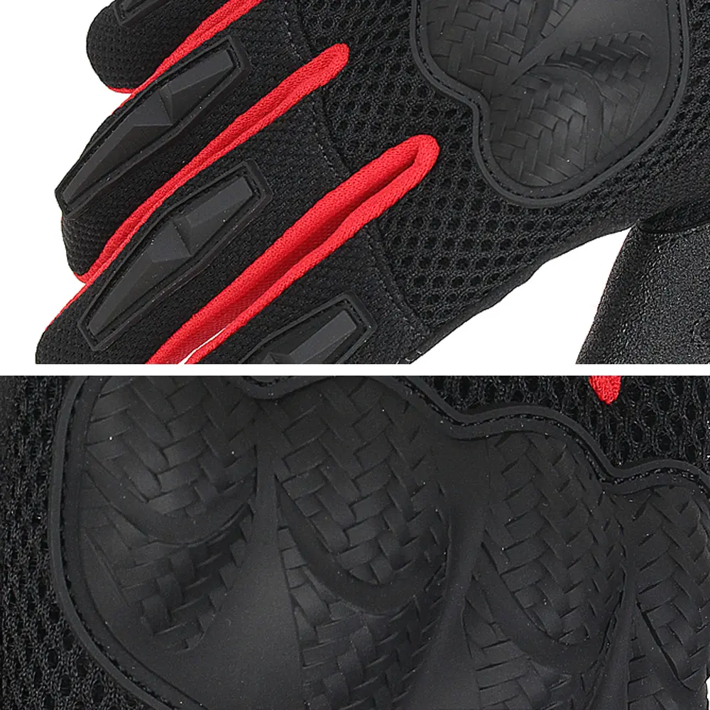 SCOYCO Motorcycle Gloves Summer Breathable Moto Gloves Carbon Fibre Motocross Gloves Touch Function Guantes Moto Riding Gloves #