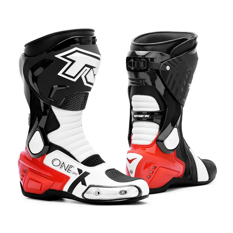 Knee-High Motocross Boots Waterproof Motorcycle Road Racing Shoes Anti-Slip Off-Road Gear With Reinforced Ankle Guard