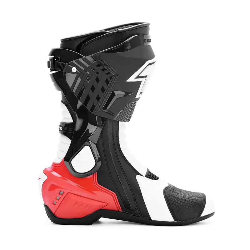 Knee-High Motocross Boots Waterproof Motorcycle Road Racing Shoes Anti-Slip Off-Road Gear With Reinforced Ankle Guard