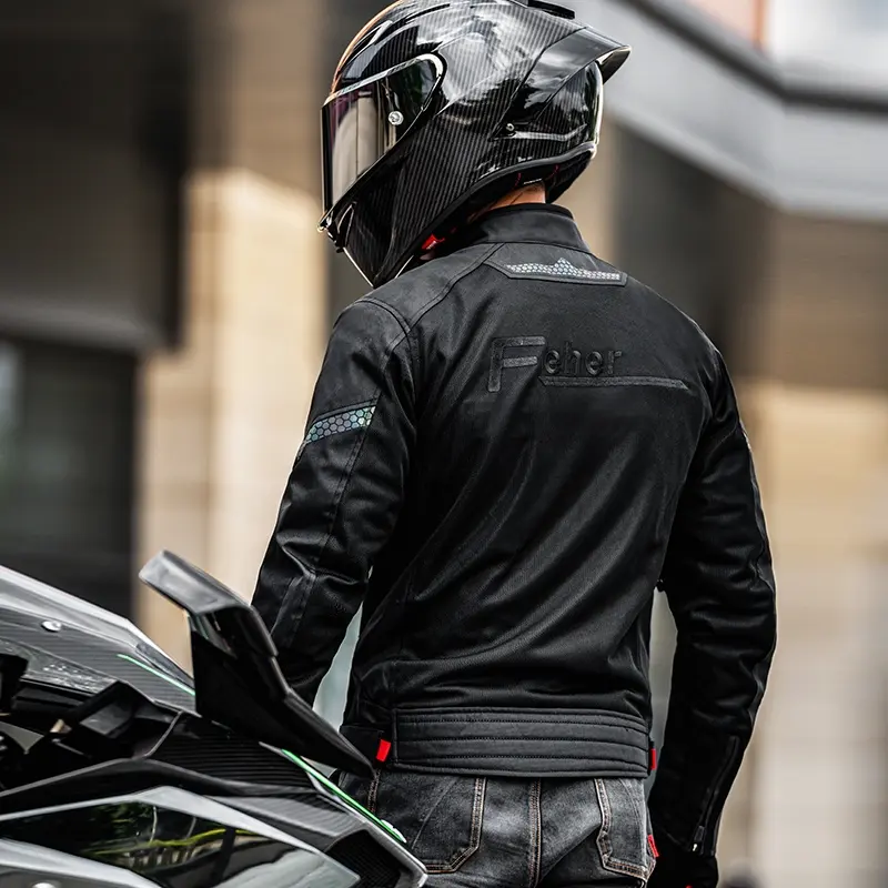 Men's Motorcycle Jacket Summer Clothing Anti-Collision Motorcycles Pant Motocross Off-road CE Protective Gear Motorcyclist Rider