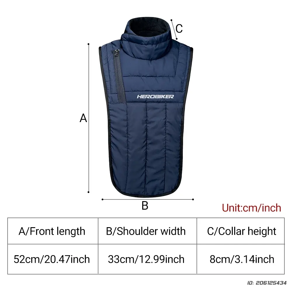 Motorcycle Winter Scarf Windproof Neck Warmer Cold-Resistant Moto Thick Warm Fabric Comfortable Fit Suitable for Outdoor Rides