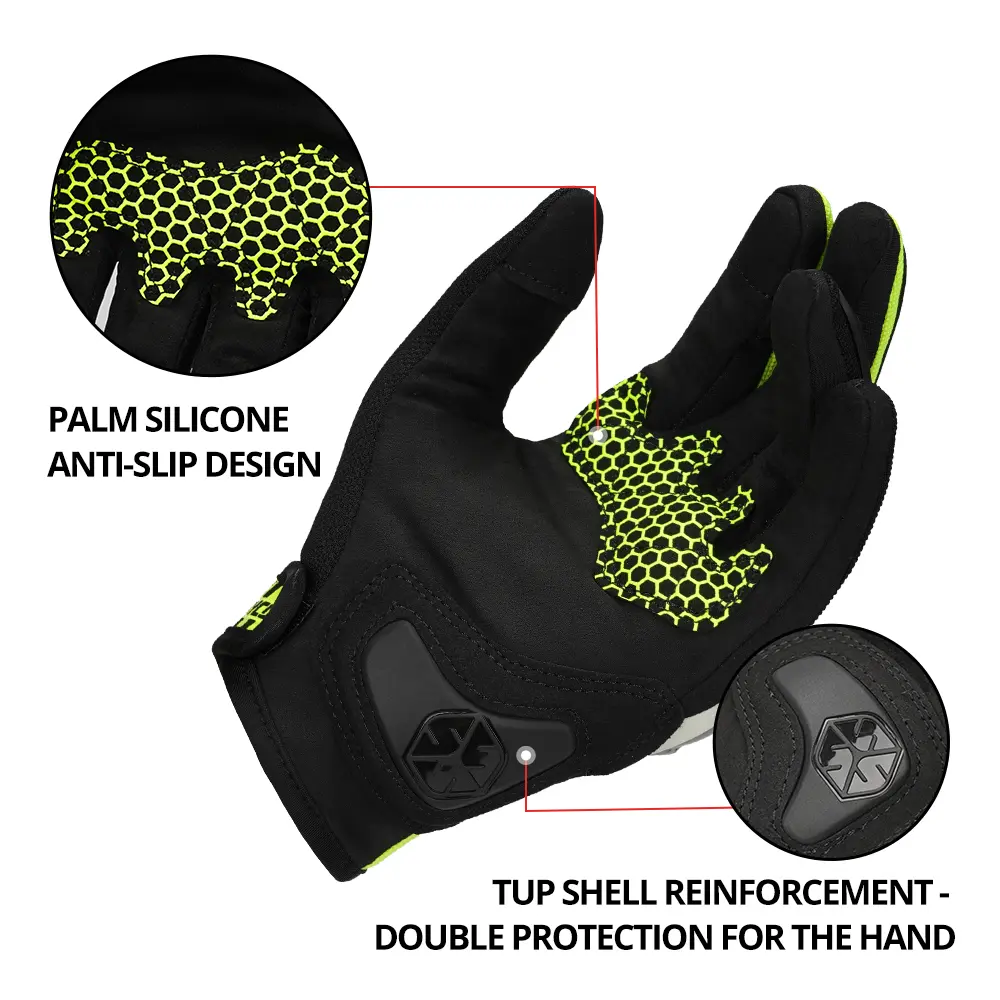 SCOYCO Motorcycle Gloves Windproof All-Season Unisex Wear-Resistant Suitable for Men Women Durable for Daily Riding Needs