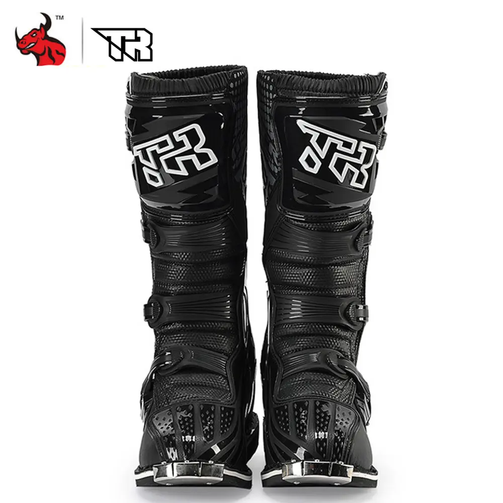 Motocross Boots Enduro boot Professional Racing Motocross Off-road Motorboat Shoes Motorcycle Racing Boots