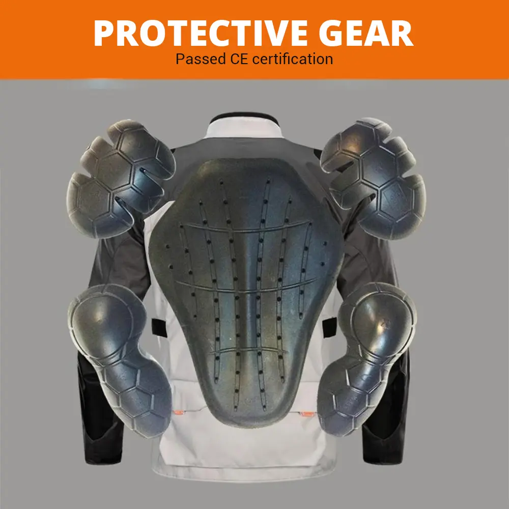 Waterproof Motorcycle Jacket Set Detachable Insulation Jacket Pants Waterproof Riding Suit For Men Women Touring Gear