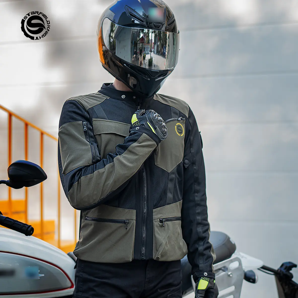 Motorcycle Jacket Men Summer Mesh Breathable Moto bike Motocross Jacket CE2-Level Protection Gear Motorcycle Cycling Clothes