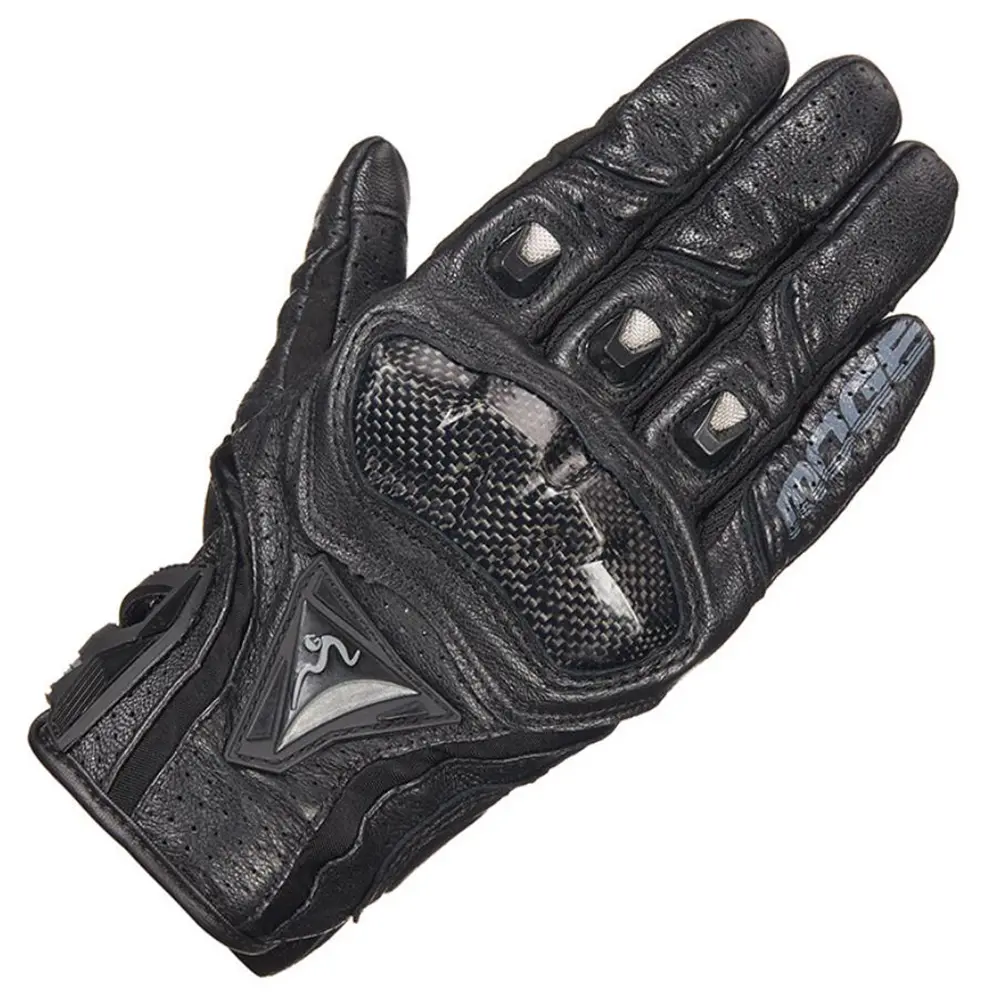 MOGE Motorcycle Gloves Breathable Leather Moto Gloves Carbon Fibre Motocross Gloves Touch Function Guantes Moto Riding Gloves
