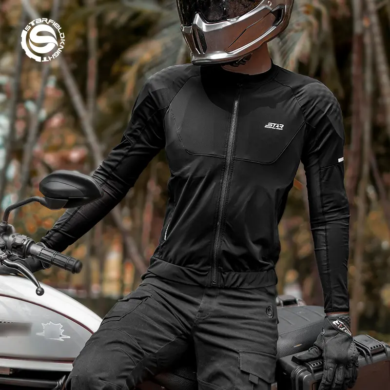 Motorcycle Riding Protective Jacket Motocross Protection Armor All-Season Breathable Anti-Fall Motorcycle Equipment Reflective