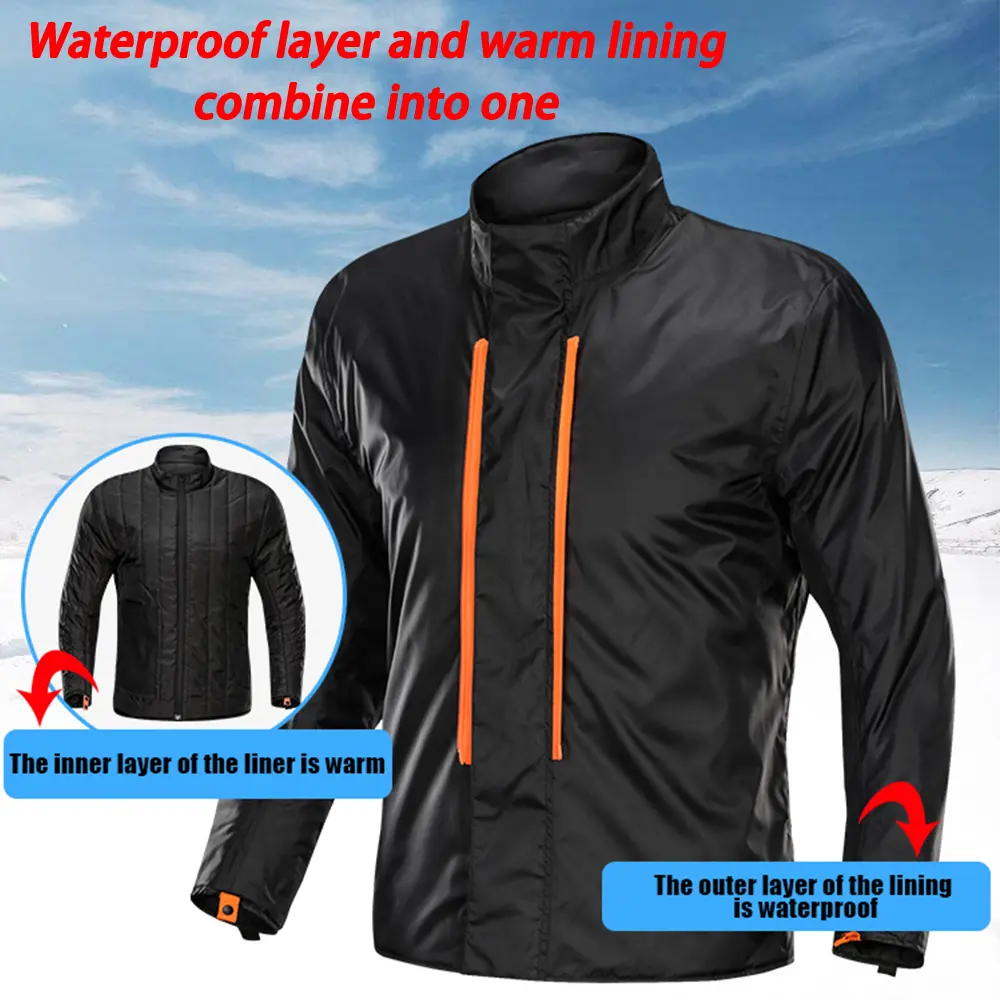 Waterproof Motorcycle Jacket Set Detachable Insulation Jacket Pants Waterproof Riding Suit For Men Women Touring Gear
