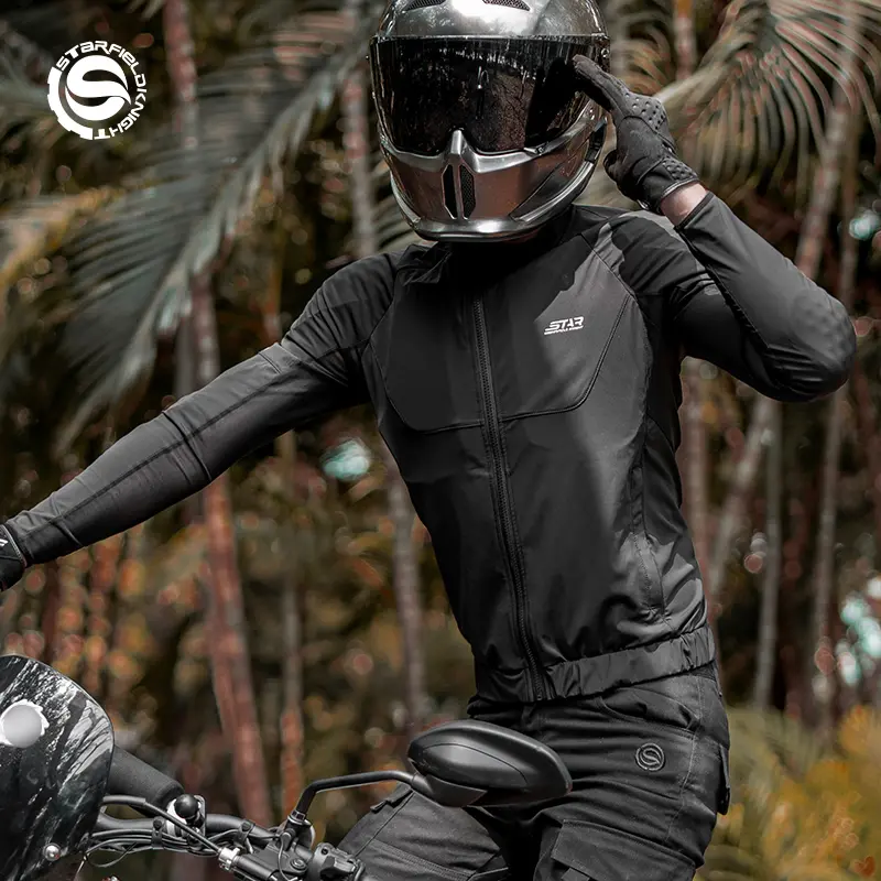 Motorcycle Riding Protective Jacket Motocross Protection Armor All-Season Breathable Anti-Fall Motorcycle Equipment Reflective