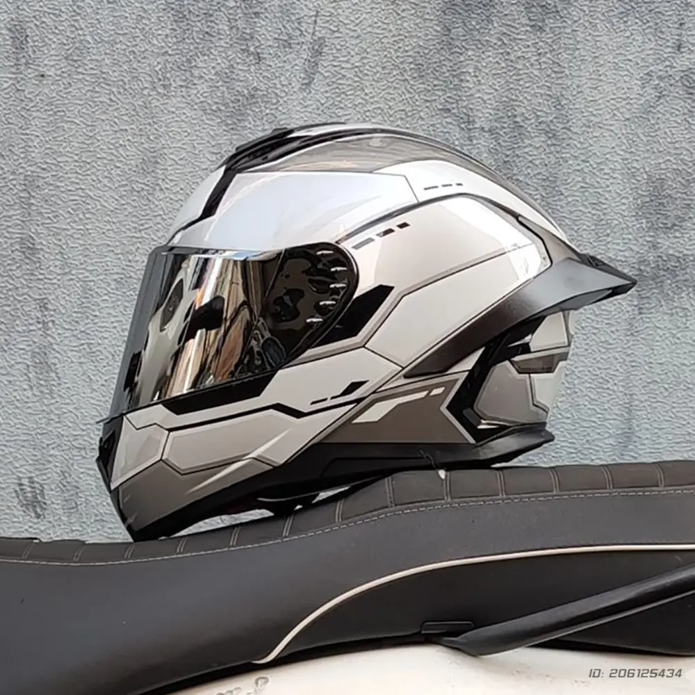Motorcycle Helmet For Men Full Face Helmets Motorbike Racing Safety Helmet Moto Summer Personality Locomotive Big Tail Helmet
