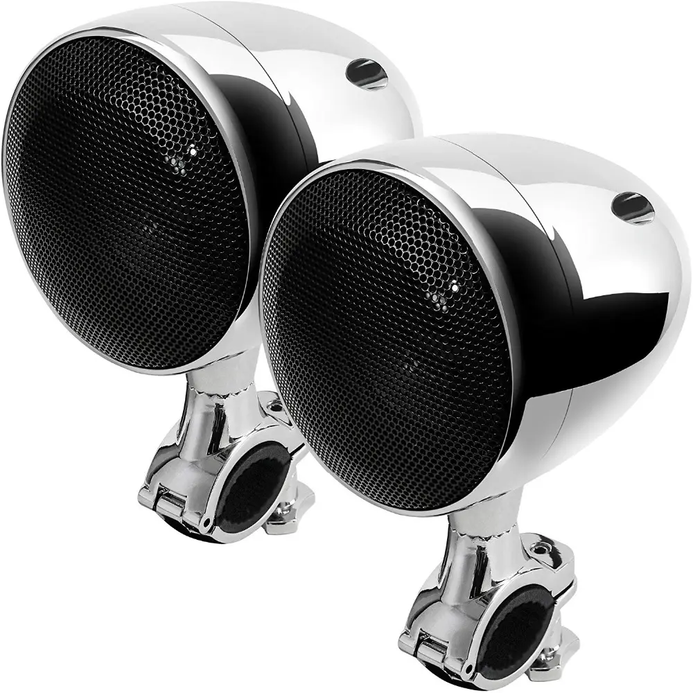 Waterproof Motorcycle Stereo Bluetooth Radio Speakers High-End ATV UTV Audio Play System With USB AUX MP3 300W Amplifer 4 Inches