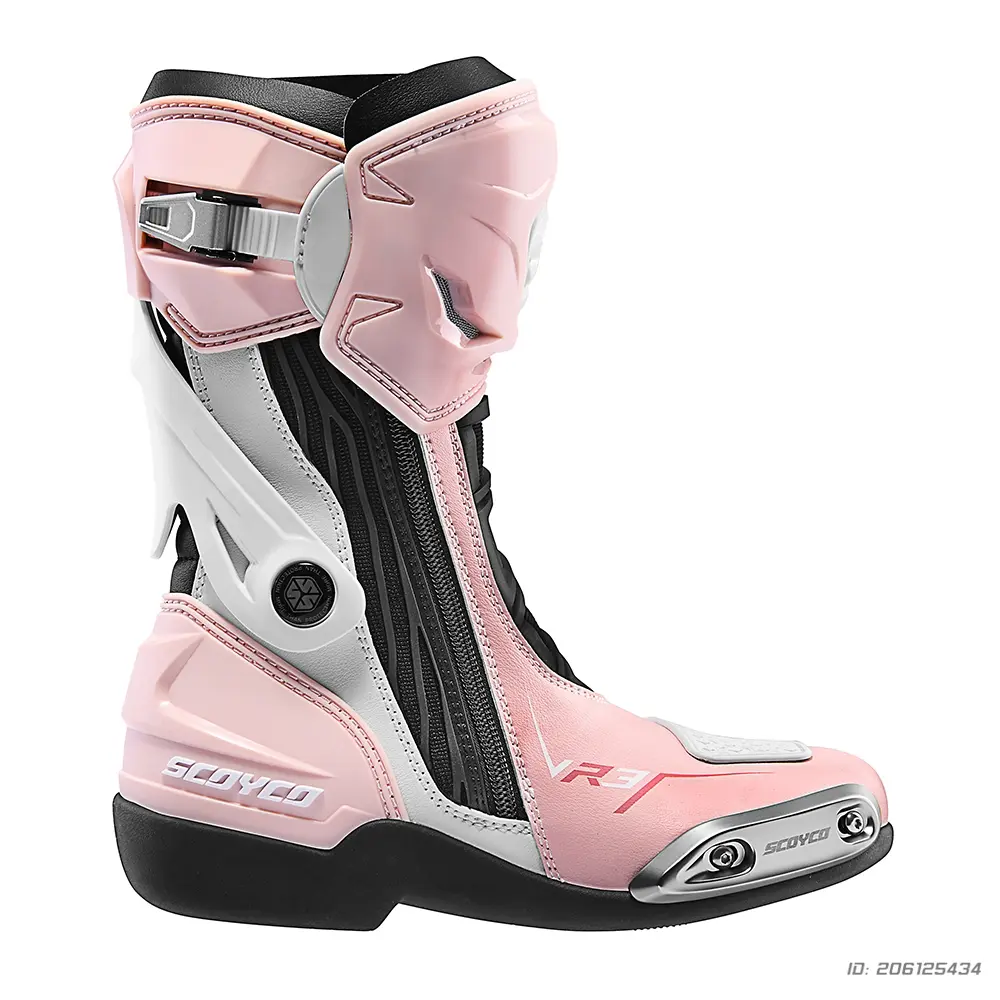 Motorcycle Boots Women Riding Durable Anti-Slip Professional Motorbike Protective Shoes Motocross Boots Waterproof Windproof