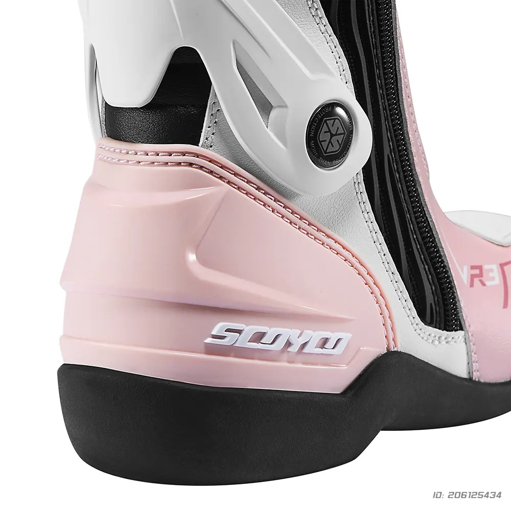 Motorcycle Boots Women Riding Durable Anti-Slip Professional Motorbike Protective Shoes Motocross Boots Waterproof Windproof