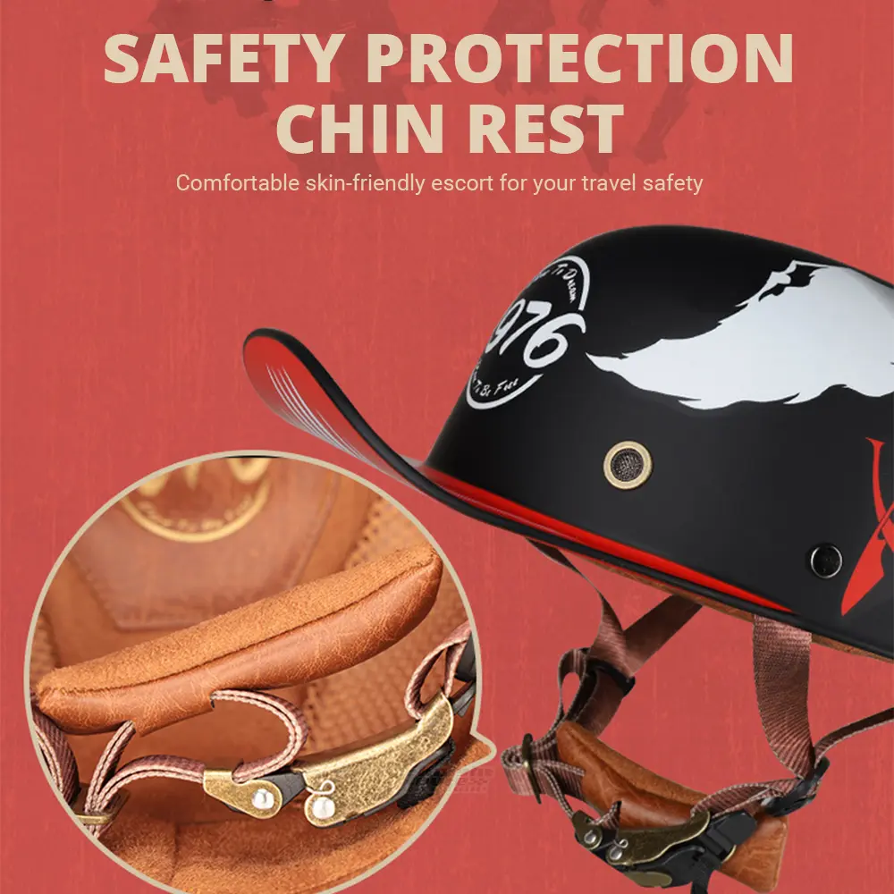 HNJ Motorcycle Helmet For Men Women Bike Bicycle Half Face Helmet Adults Equipment Bicycle Scooter Baseball Cap Safety Helmet