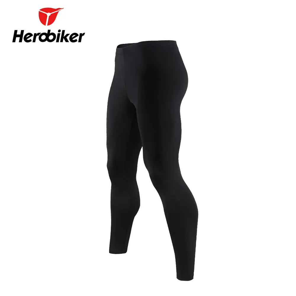 HEROBIKER Motorcycle Thermal Underwear Set Men Motorcycle Winter Warm Base Layers Tight Long Johns Tops & Pants Set 3 Colour