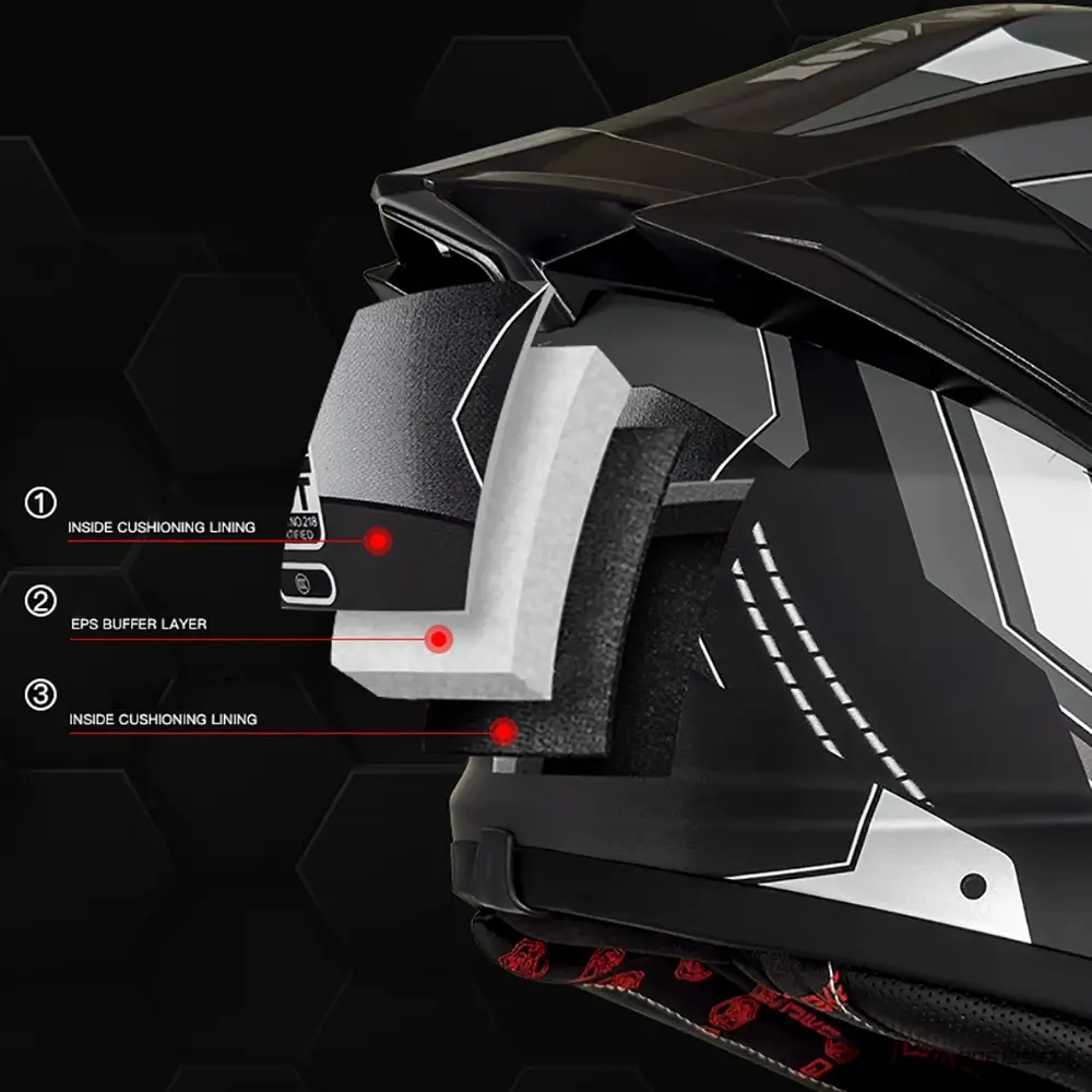 Motorcycle Helmet For Men Full Face Helmets Motorbike Racing Helmet ECE DOT Certification Moto Safety Helmet M-2XL