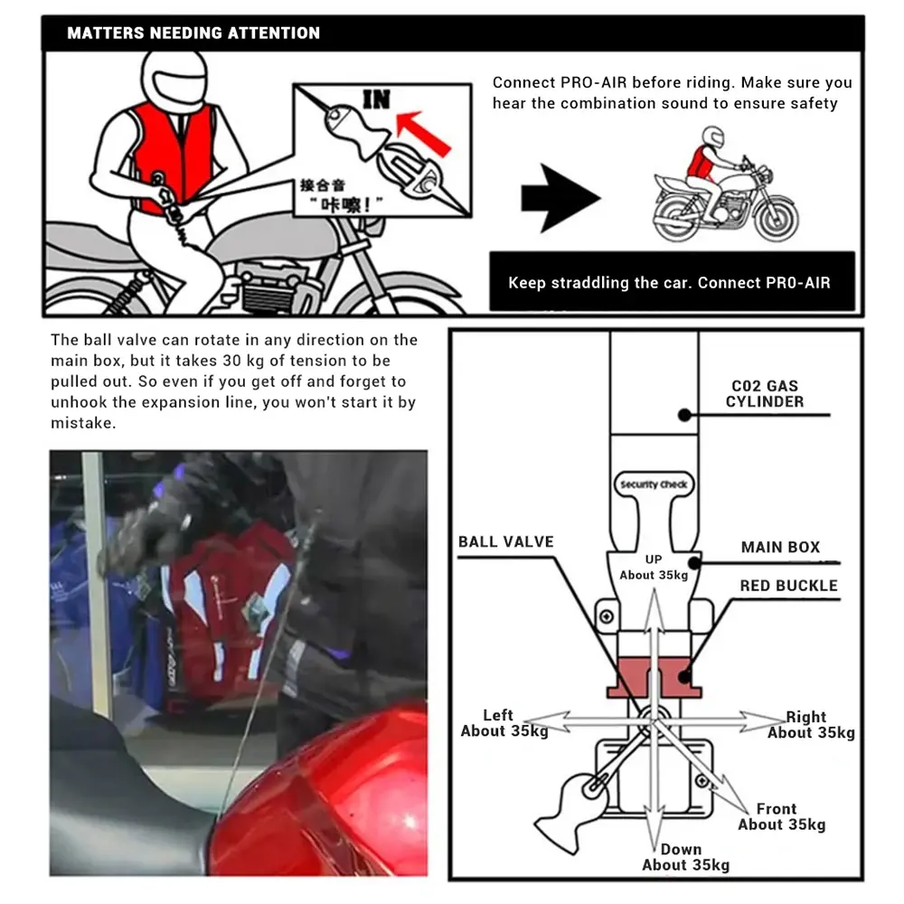 Motorcycle Racing Airbag Vest Men's Motorcycle Protective Vest Reflective Safety Multi-style Non-slip And Anti-collision