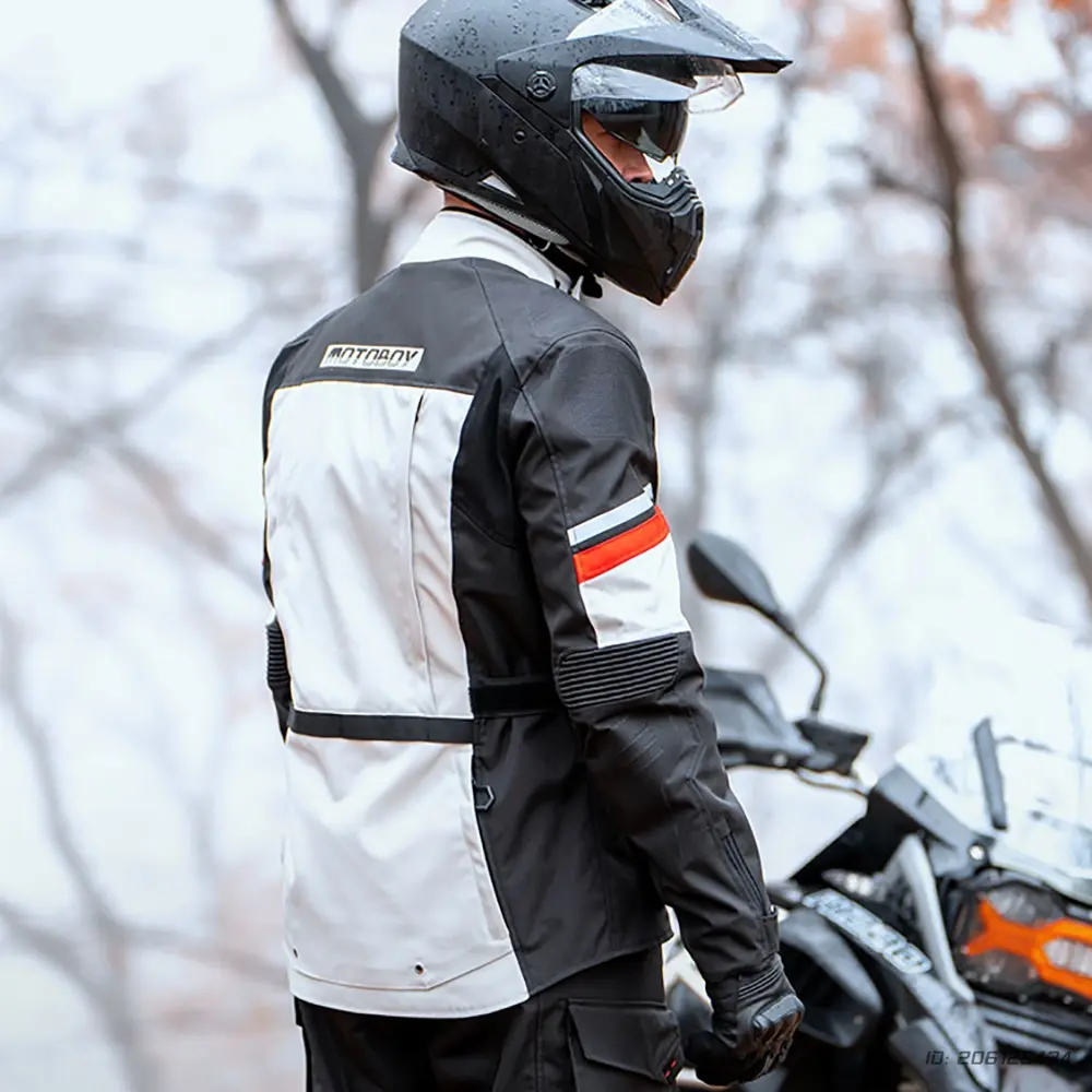 Motorcycle Jacket Anti-fall Motorbike Cycling Jacket Waterproof Windproof Motocross Riding Clothing Protection Four Seasons