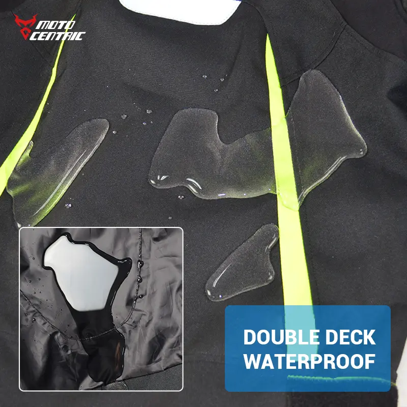 Waterproof Motorcycle Jacket + Pants Suit Summer Winter Body Armor Protective Gear Motocross Jacket Moto Protection Equipment