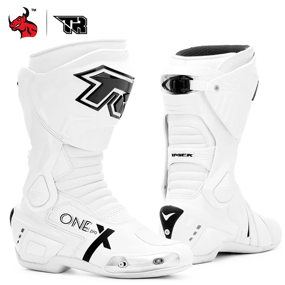 Professional Motocross Boots Motorcycle Off-road Boots Motorcycle Shoes Non-slip Moto Shoes Sizes 39-46