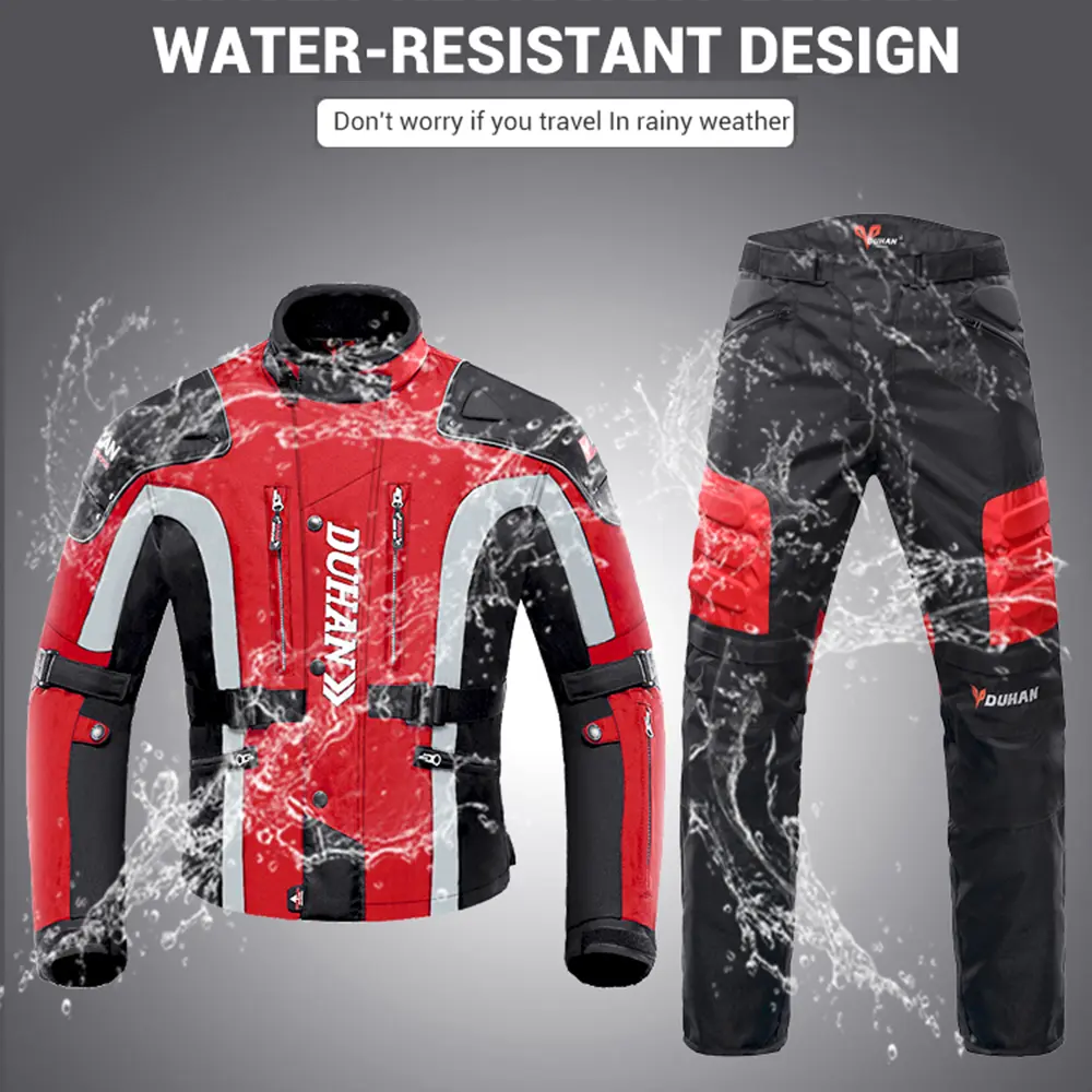 New Winter Motorcycle Jacket Warm Motorcycle Pants Wear-resistant Motorcycle Motocross Jacket Windproof Moto Protector