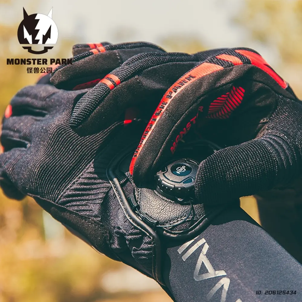 New Motorcycle Riding Gloves Touch-screen Rotating Buttons Tightness Motocross Racing Protective Summer Breathable Moto Gloves