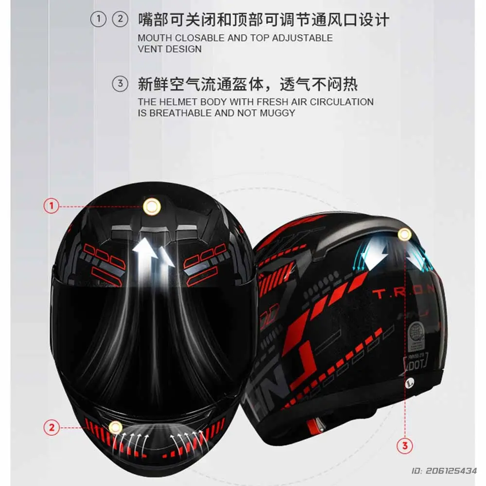Motorcycle Full Face Helmet Safety Modular Flip Helm Helmet Outdoor Flip Up Riding Casco Moto Capacetes Helmets Motocross Kask