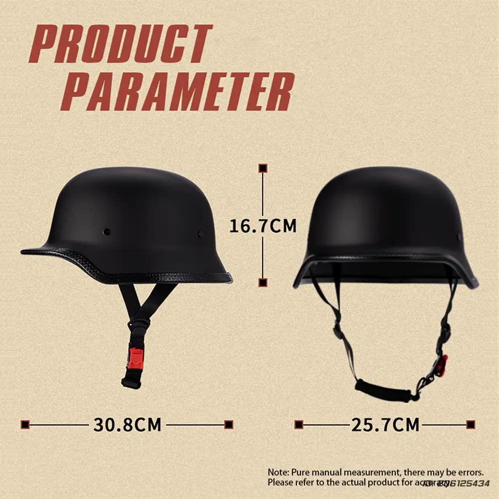 Motorcycle Open Face Helmet Motorcycle Retro Safety Helmet Summer Motorbike Half Face Helmet Vintage Motor Helmets M-2XL