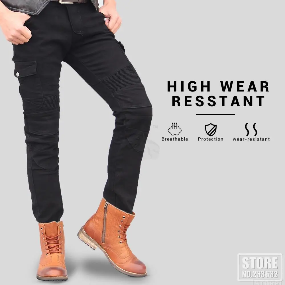 New Motorcycle Riding Jeans Knees Hip Pads Motocross Racing Pants Motorbike Cycling Trousers Protective Pants Spain Available
