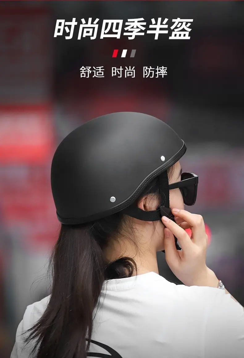 Motorcycle Helmet hat Bicycle Helmets Cycling Safety Protector Half Face Moto Helmets for Summer Riding Motorbike Accessories