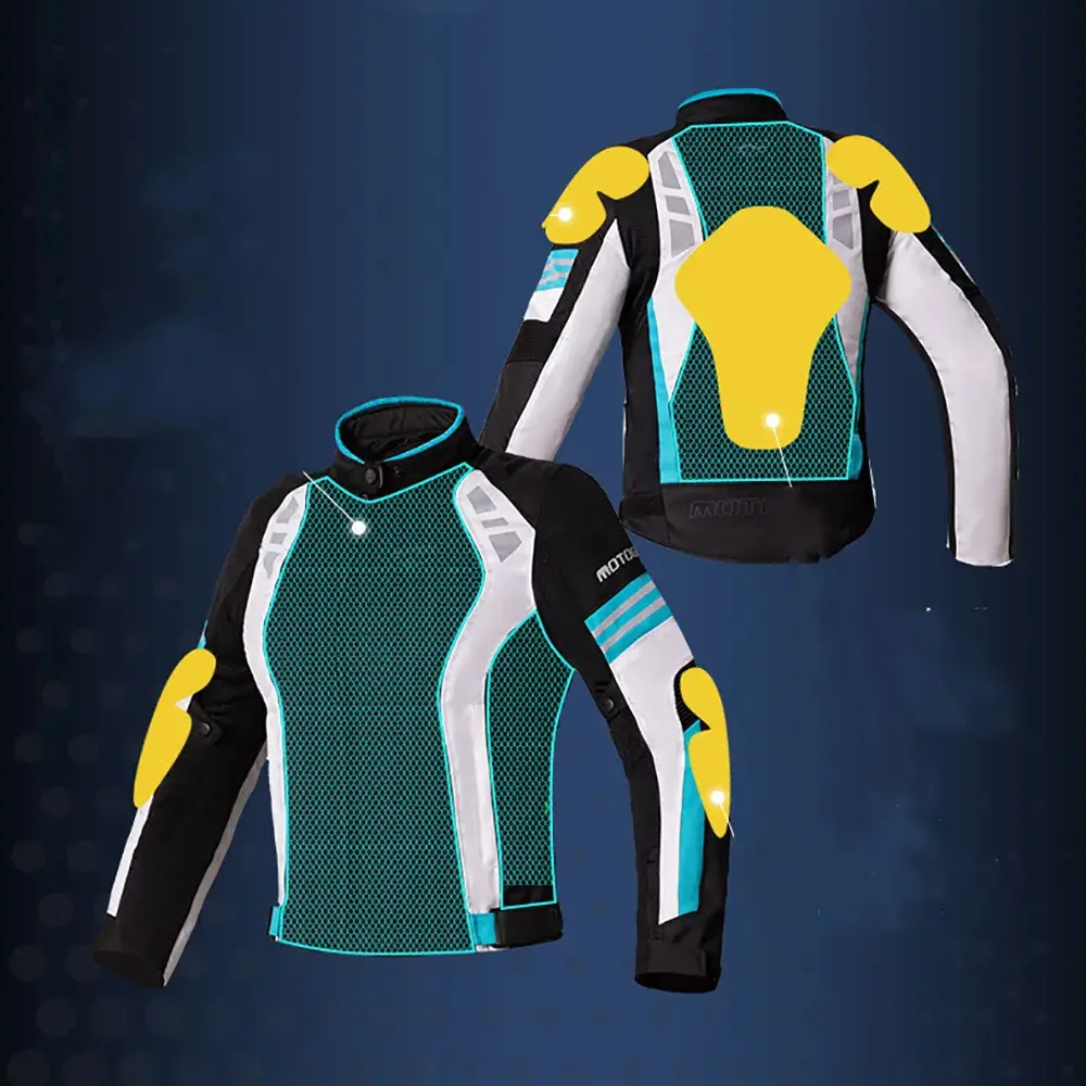Motocross Jacket Outdoor Road Commuter Motorcycle Riding Jacket Summer Cycling Jacket Outdoor Sports Tops Abrasion Women