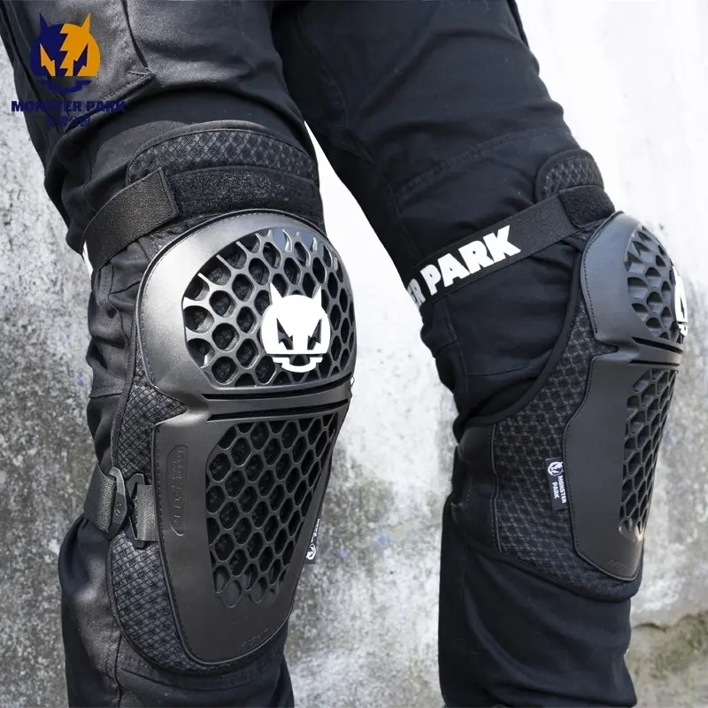 Knee Pads Support Protective Motorbike Kneepads Motocross Motorcycle Knee Pads Riding Protector Racing Guards Protection Set