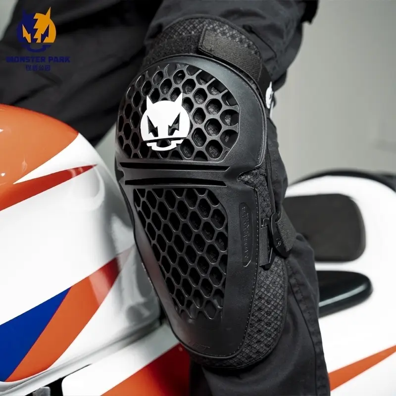 Knee Pads Support Protective Motorbike Kneepads Motocross Motorcycle Knee Pads Riding Protector Racing Guards Protection Set