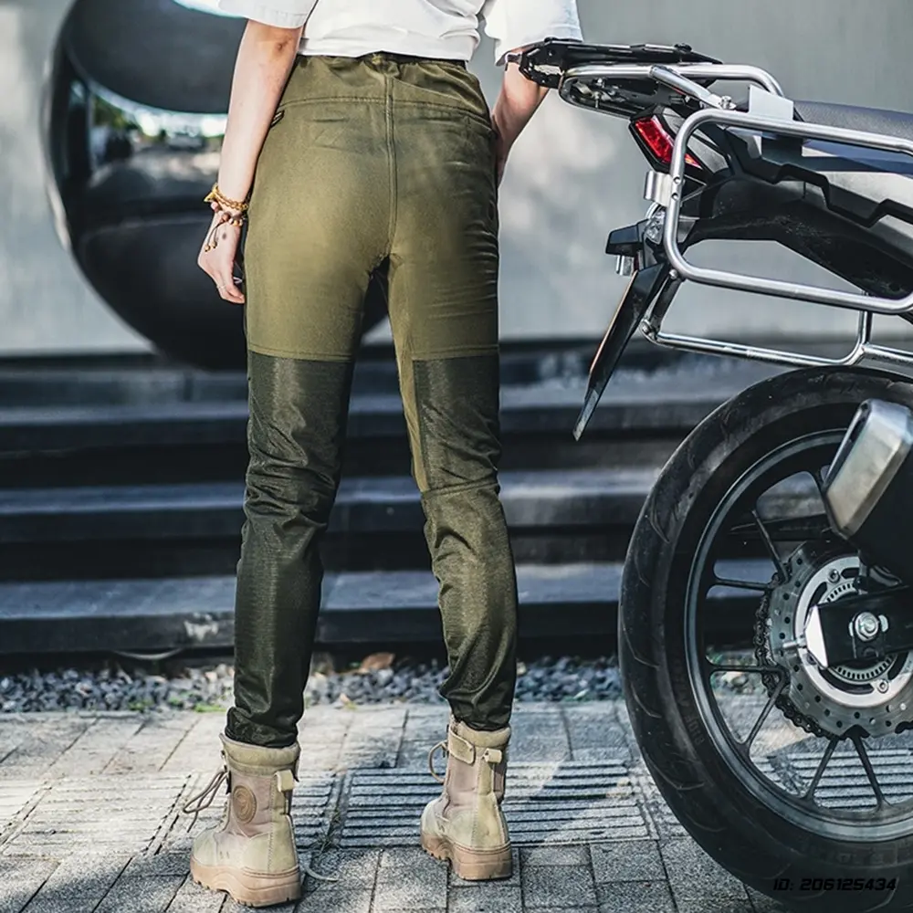 Motorcycle Summer Riding Pants Unisex Breathable Protective Gear Detachable Racing Road Rider Equipment Anti-fall Casual Pants