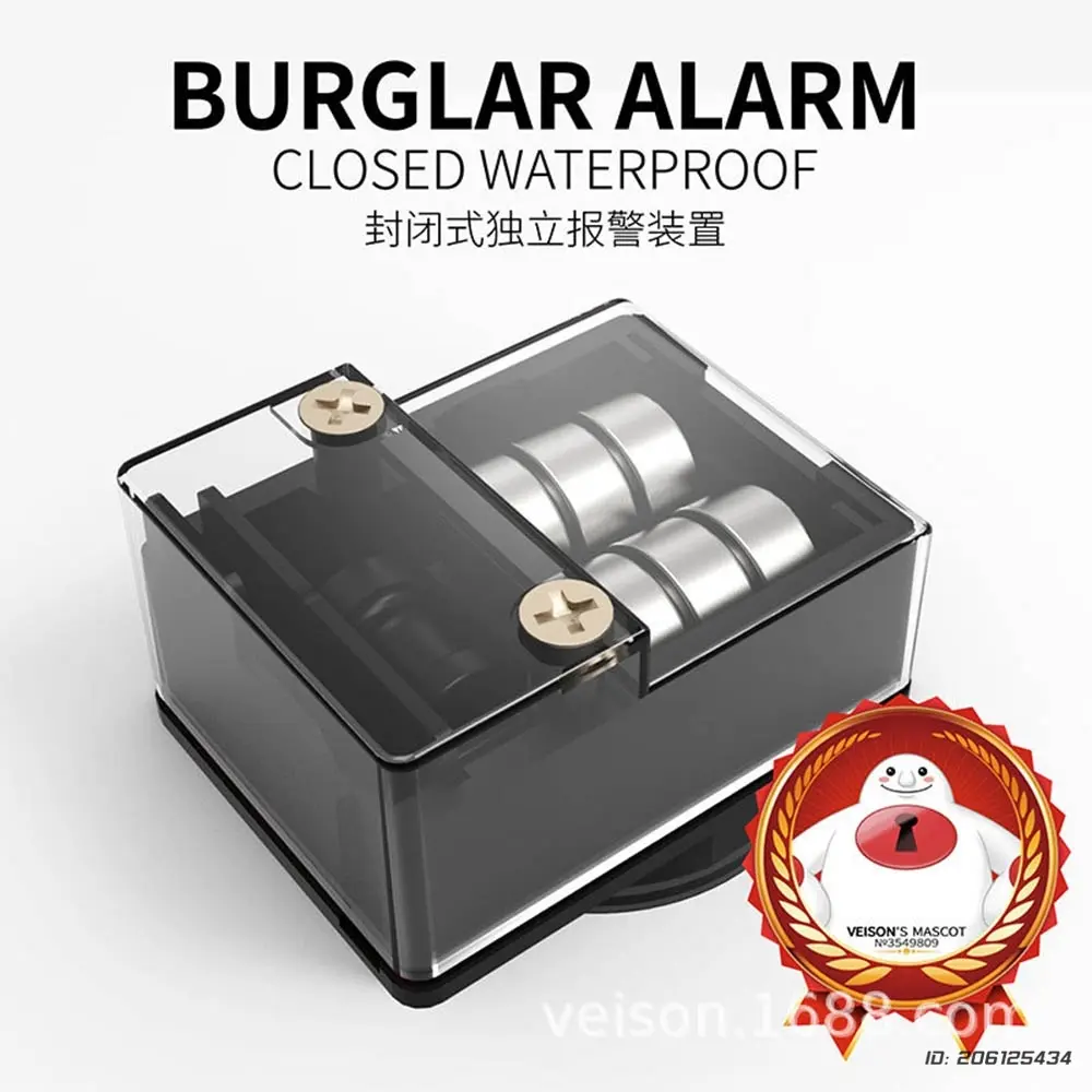 Alarm Lock Anti Theft Alarm Lock 130dB  Anti Theft Security Padlock Waterproof Alarm Lock Motorcycle Electric Bicycle Universal