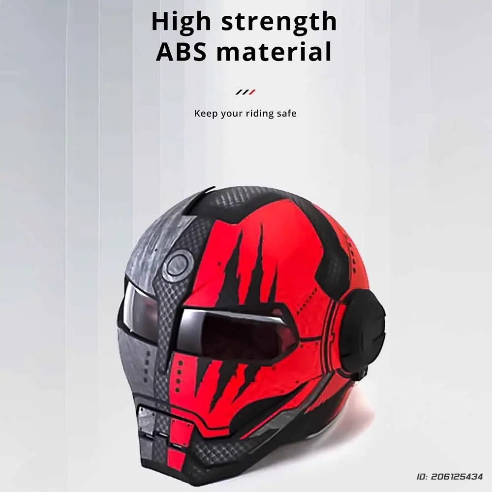 Retro Helmet Motorcycle Moto Helmet Motorbike Full Face Helmet Casco Moto Cruiser Chopper Off Road Motocross Full Face Helmet
