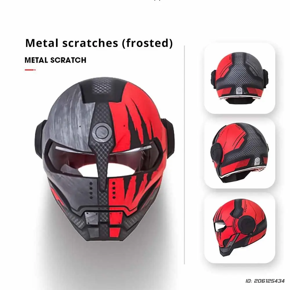 Retro Helmet Motorcycle Moto Helmet Motorbike Full Face Helmet Casco Moto Cruiser Chopper Off Road Motocross Full Face Helmet