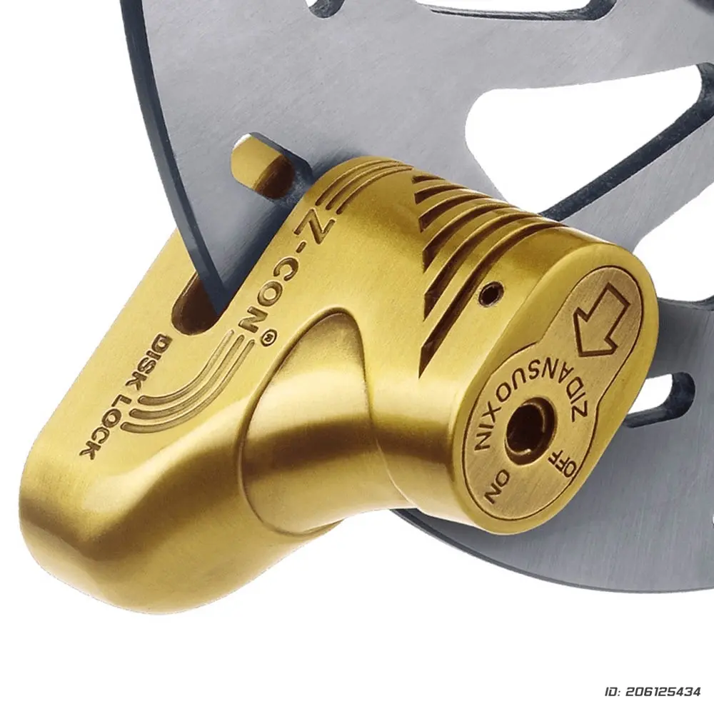 Motorcycle Lock Anti Theft Disc Brake Lock Alloy Motorbike Lock Protection Brake Bicycle Accessories Waterproof Disc Locks