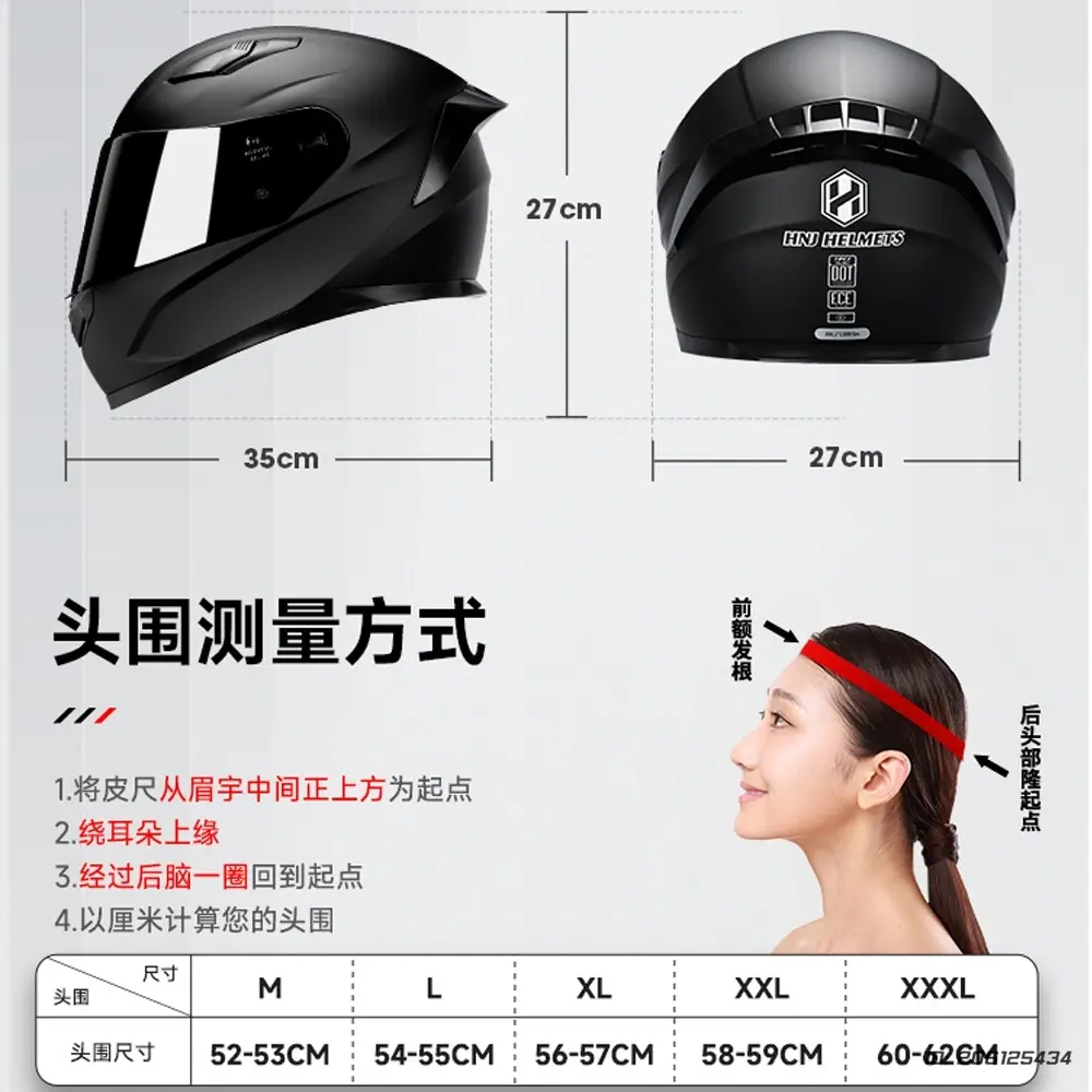 Motorcycle Helmet Full Face DOT Approved Motorcross Racing Helmet Summer Casco Moto Double Lens ABS Material Safety Moto Helmets