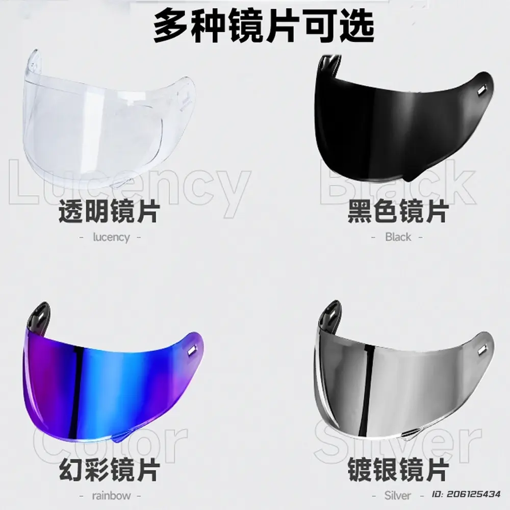 Motorcycle Helmet Full Face DOT Approved Motorcross Racing Helmet Summer Casco Moto Double Lens ABS Material Safety Moto Helmets