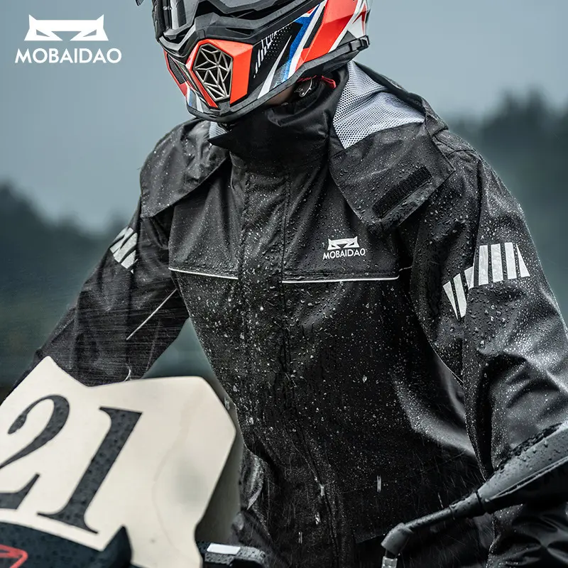 Men's And Women's Common Split Motorcycle Raincoat Rainstorm Protective Clothing Necessary Equipment For Motorcycle Travel