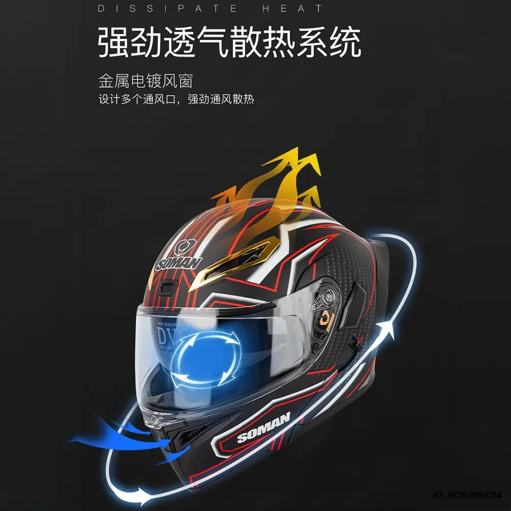 DOT Motorcycle Helmet Full Face Capacete Motocross Racing Helmet Flip Up Open Face Capacete Modular Helmets Safety Protective