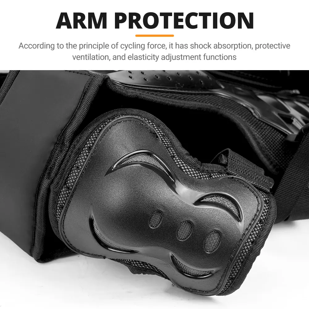 Kids Armor Vest Protection Motorcycle Motocross Body Armor Jacket Protective Armors Riding Kneepads Moto Full Armor Children